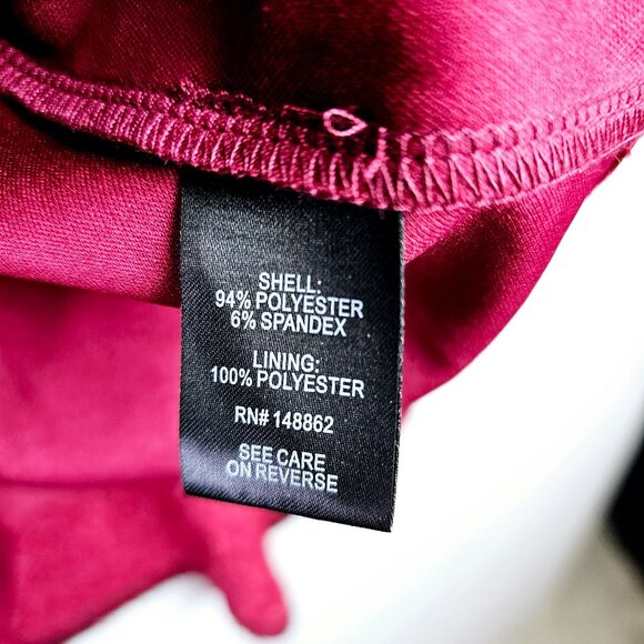 Torrid Red Full Sequin Cocktail Holiday Party Midi Skater Dress, Sz 0 - Picture 7 of 10